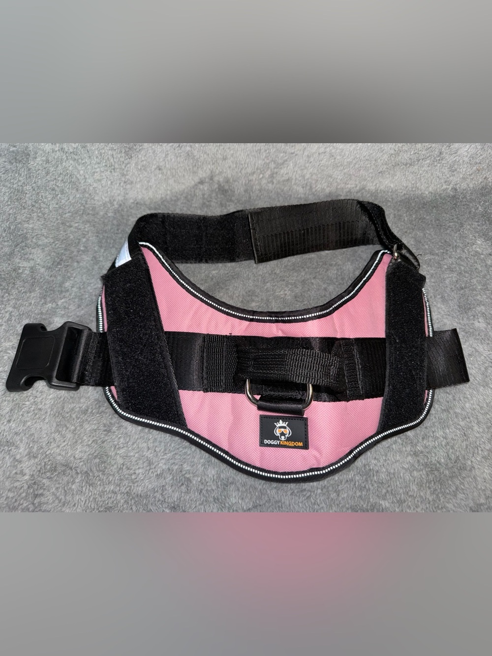 Doggy Kingdom Pink No Pull Dog Harness Reflective Straps multiple sizes